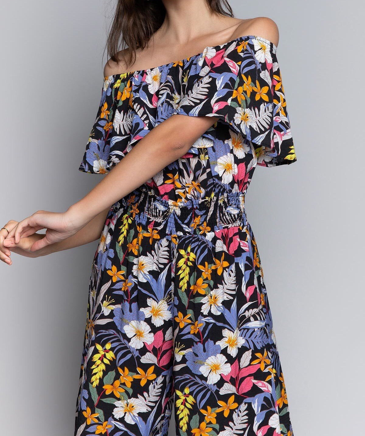 POL Off Shoulder Jumpsuit