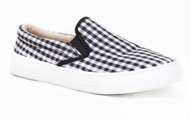 Shoes Plaid Slip On Sneaker