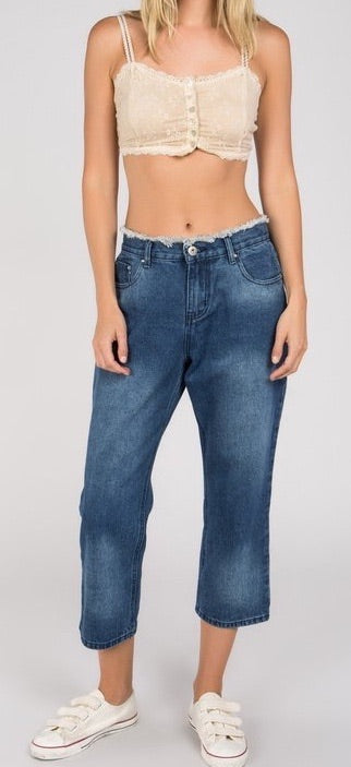 POL Mid Rise Loose Fit Denim