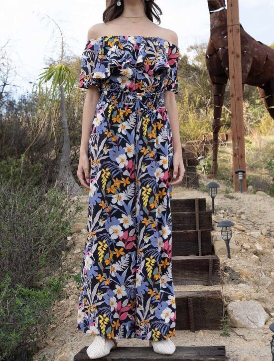 POL Off Shoulder Jumpsuit