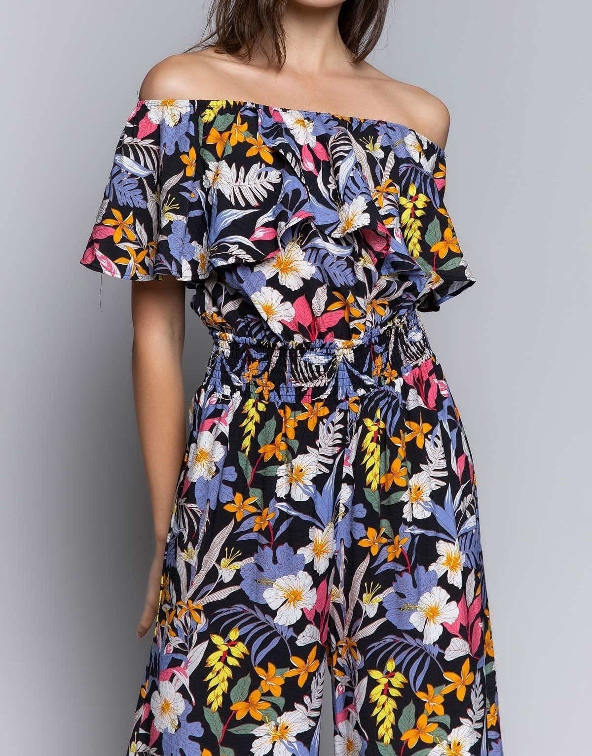 POL Off Shoulder Jumpsuit