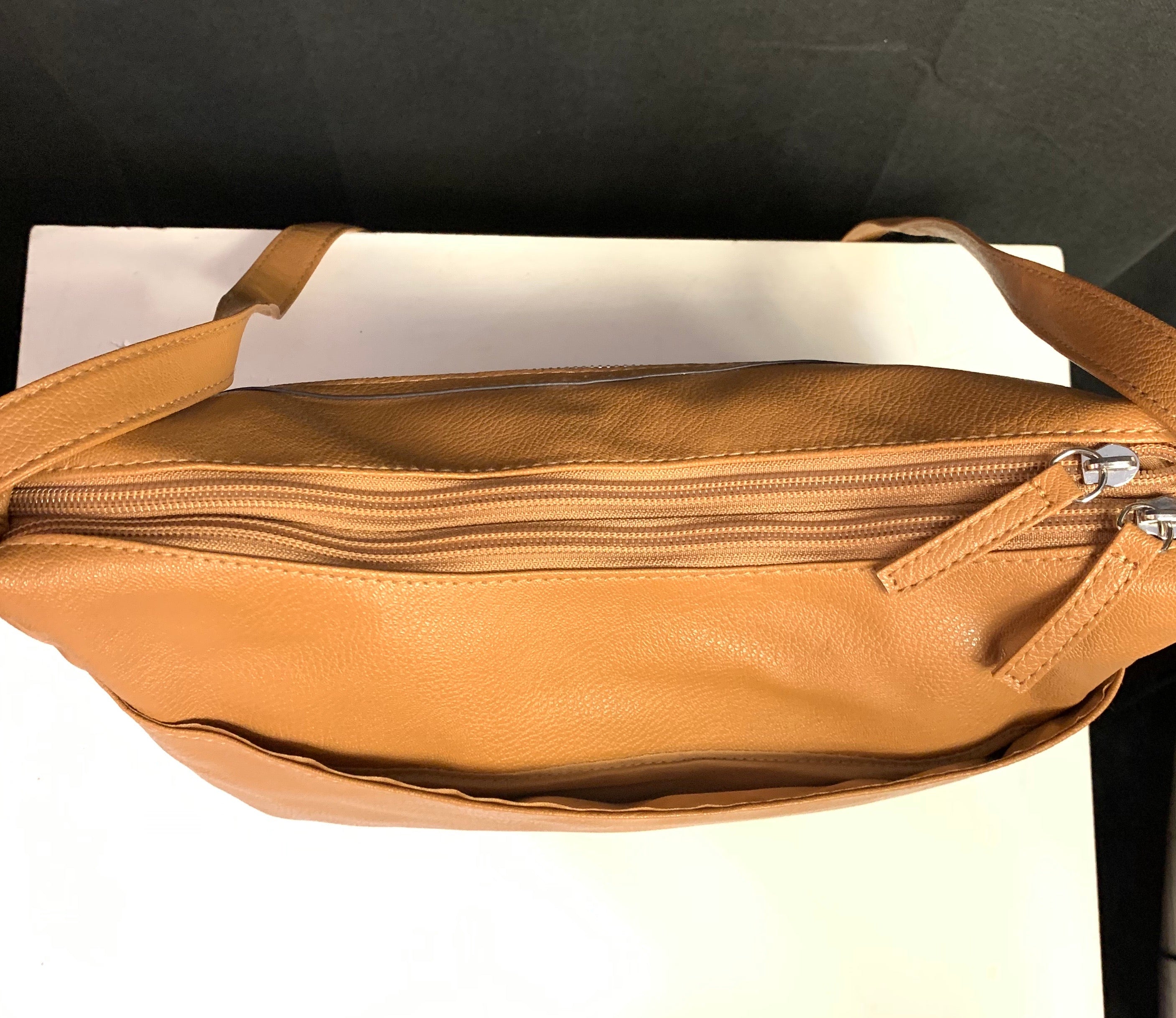 Dual Zipper Crossbody