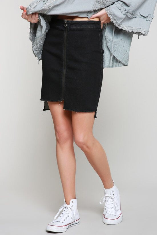POL Denim Mini Skirt