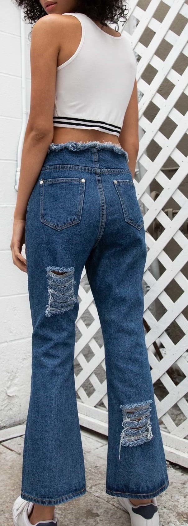 POL Mid-rise Wide Leg Denim Jeans