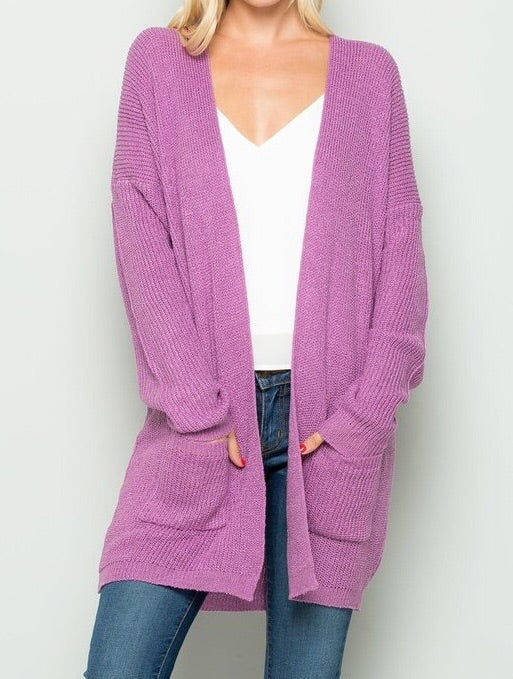 Judith Solid Cardigan
