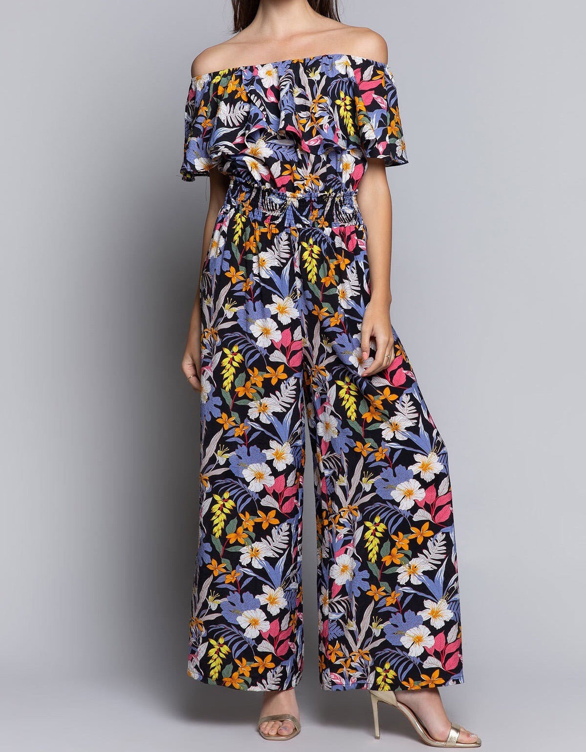 POL Off Shoulder Jumpsuit