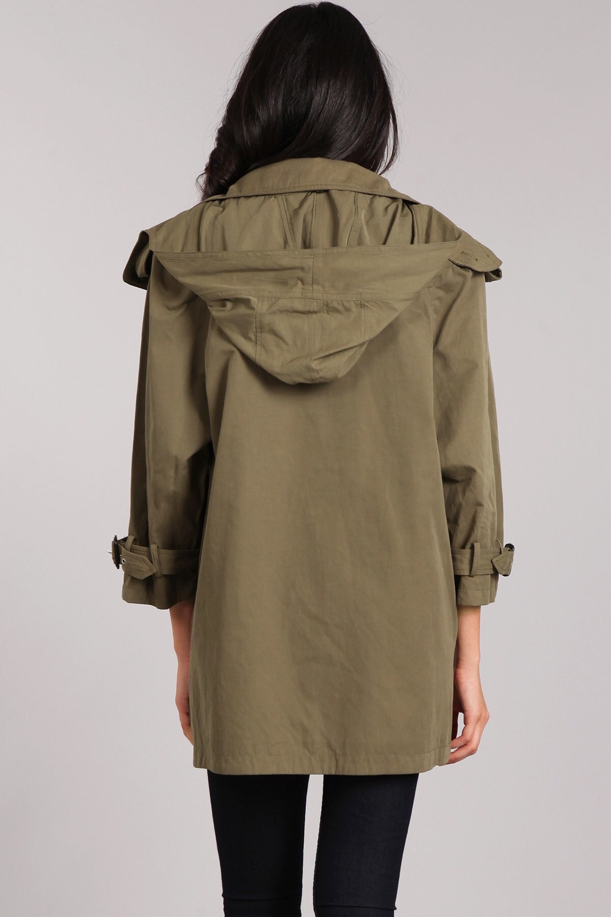 Trench Coat 3/4 Sleeve