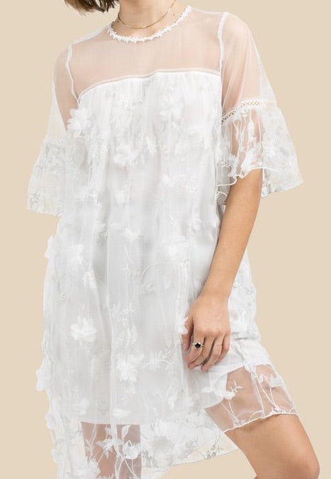 POL Bell Sleeve Party Dress