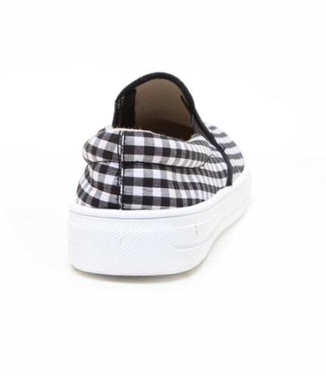 Shoes Plaid Slip On Sneaker