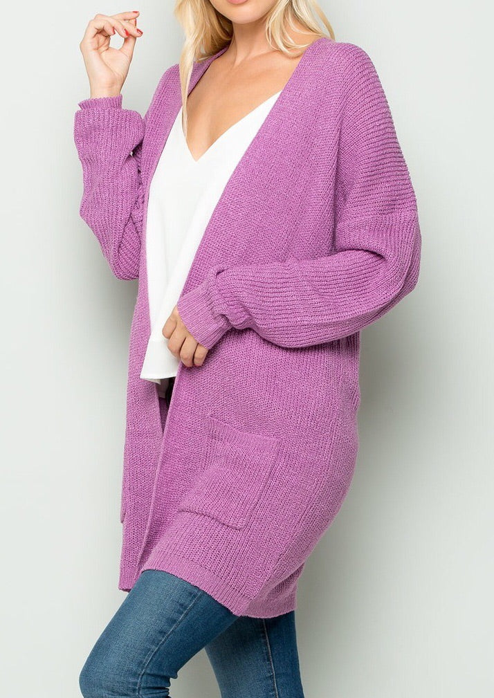 Judith Solid Cardigan