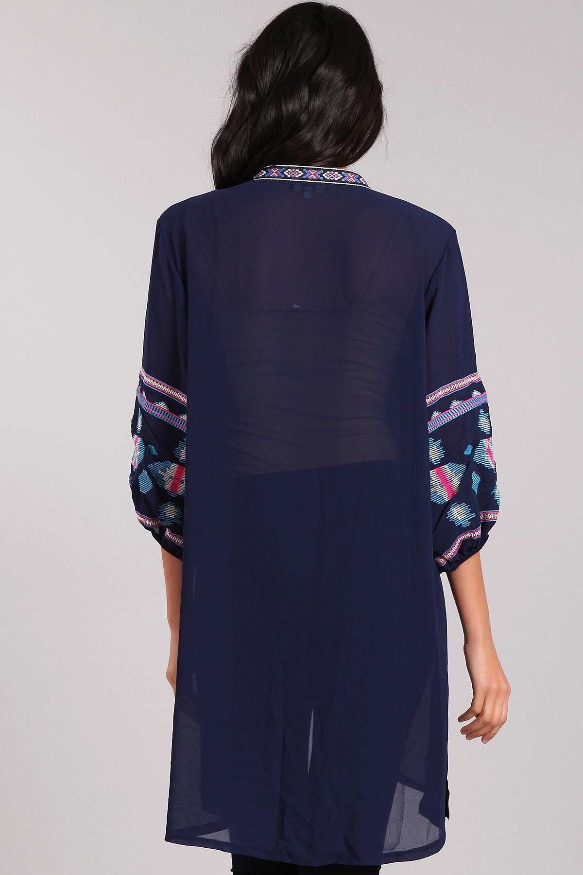 Cardigan Embroidery Sleeve