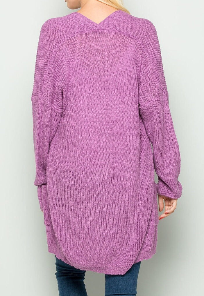 Judith Solid Cardigan