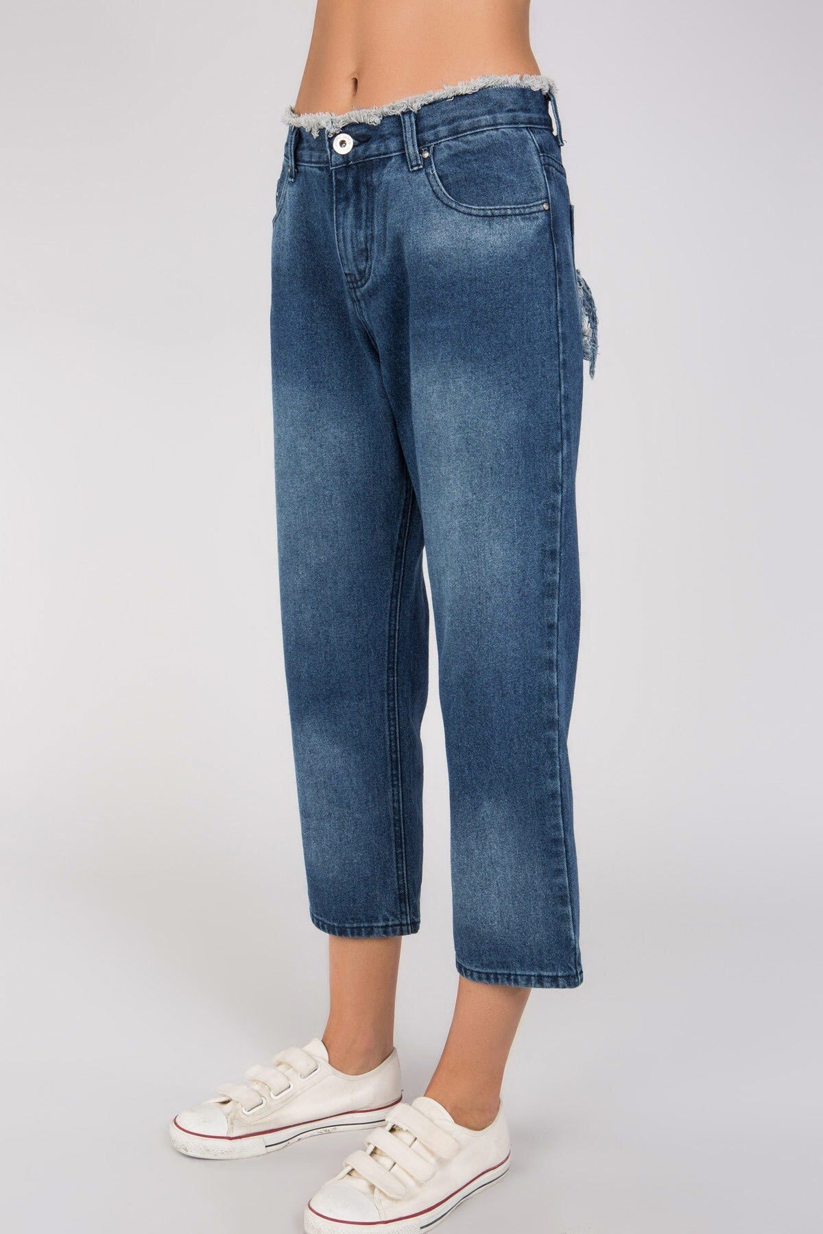 POL Mid Rise Loose Fit Denim