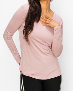 VNeck Long Sleeve Top